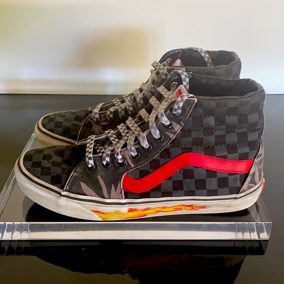 VANS CUSTOM Sk8-Hi HIGH TOPS - Picture 1 of 15